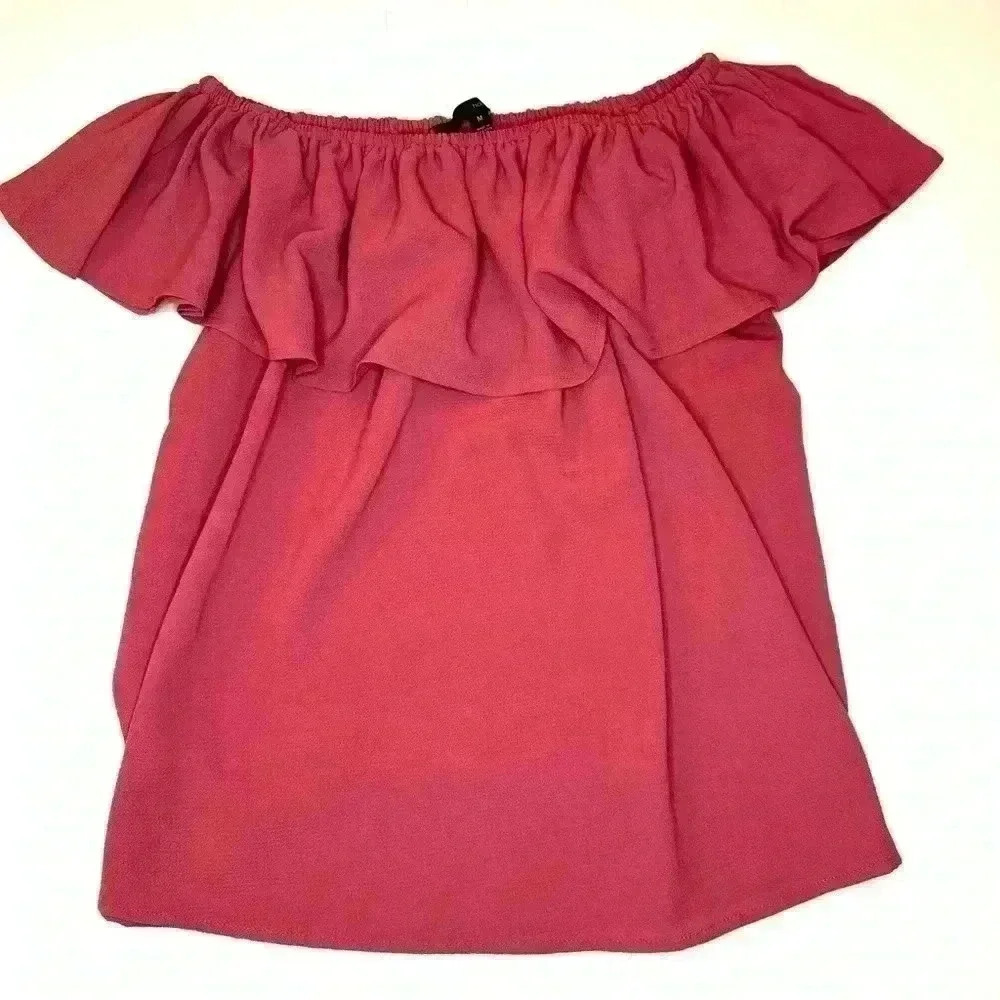 Harve Benard Womens off the shoulder top Size Medium - Picture 4 of 5